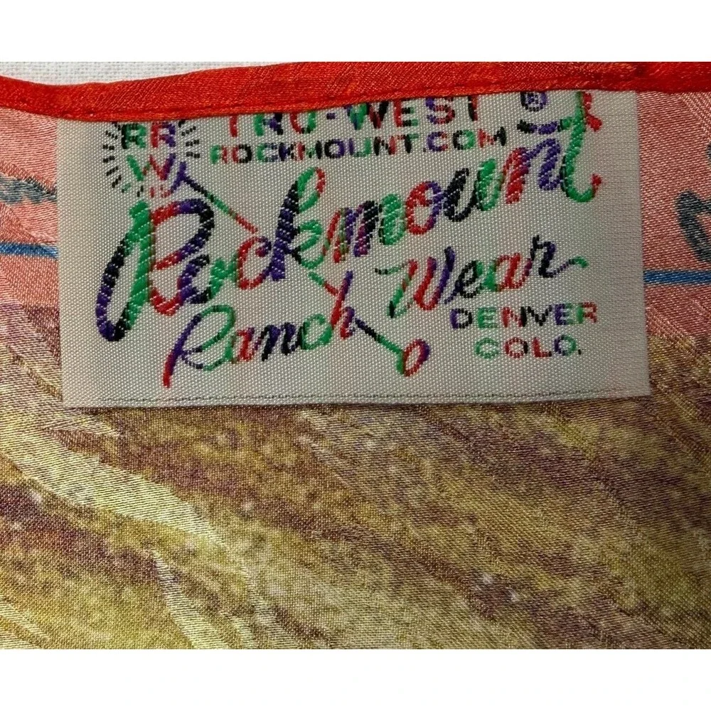 Tru West Rockmount Ranchwear Handmade 34